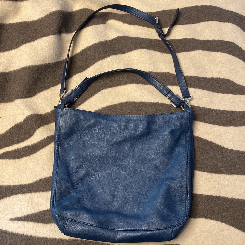 Michael Kors navy leather hobo bag - Picture 2 of 16